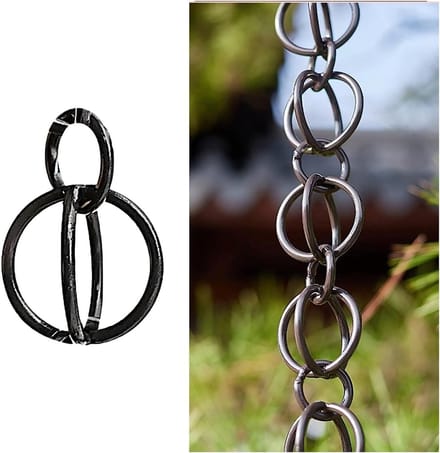 Regenketting - Waterafvoer ketting - Tuin drainage - Verstelbare lengte - 1 meter