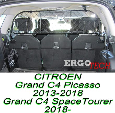 Scheidingsnet voor Citroen Grand C4 Picasso vanaf 2013 - Stevige Hondenrek