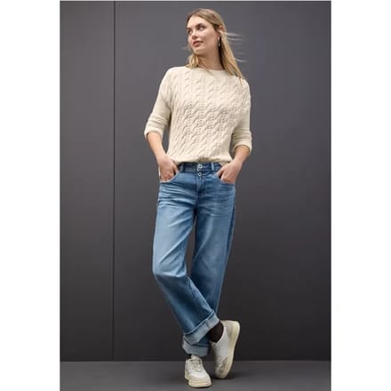 Jumper met kabelpatroon