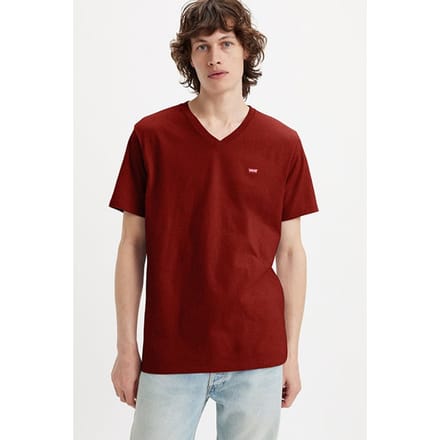 Levi's Original Basic T-shirt Red Size: S | Basic T-Shirts Outlet | Heren | Rood