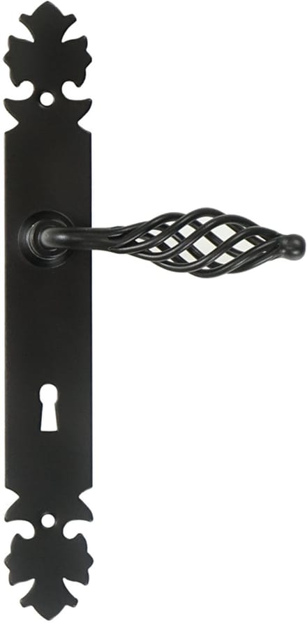 Seart Group LAGOS - Deurklink - 72mm - Zwart - Retro