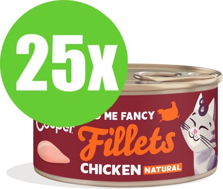 25x Edgard & Cooper Cat Fillets Chicken - 70 gr - Natvoeding Kat