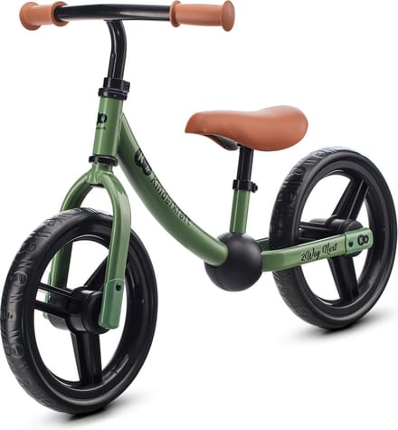 Kinderkraft 2WAY NEXT - Loopfiets - Lichtgewicht - Grote EVA Wielen - Groen