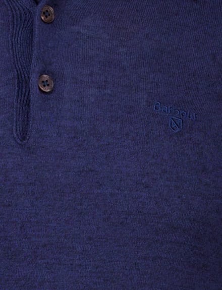 Barbour poloshirt korte mouw donkerblauw