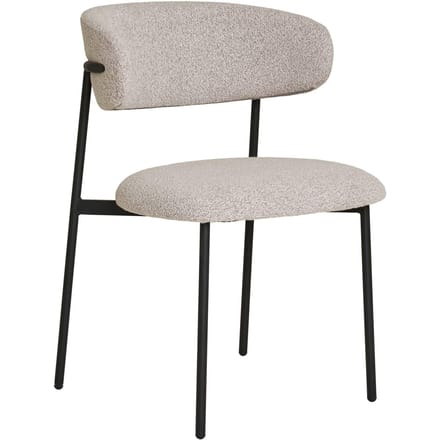 House Nordic Eetkamerstoel Mira Bouclé Zand