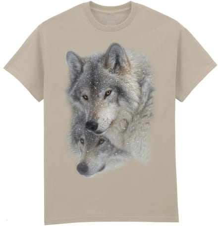 Wolf Wolven Wild Devotion - Wolves The Coloured House T-shirt M