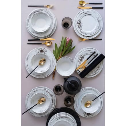 24-delige dinerset Cécile porselein | Hermia