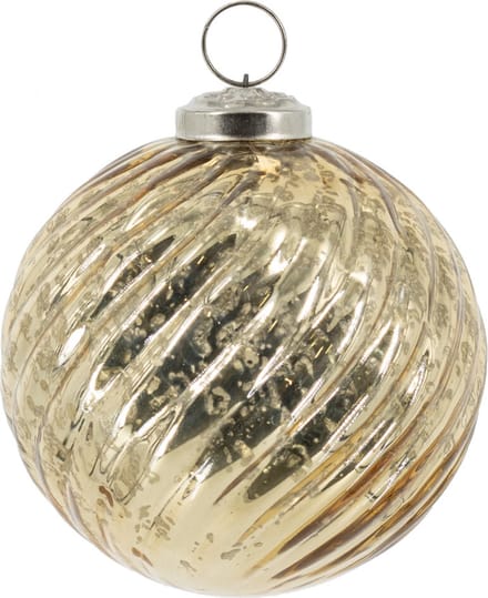 HomeBound by KY | Glazen kerstbal goud | kerstbal | 10x10x10cm | kerst