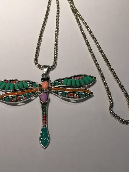 Petra's Sieradenwereld - Libelle ketting lang