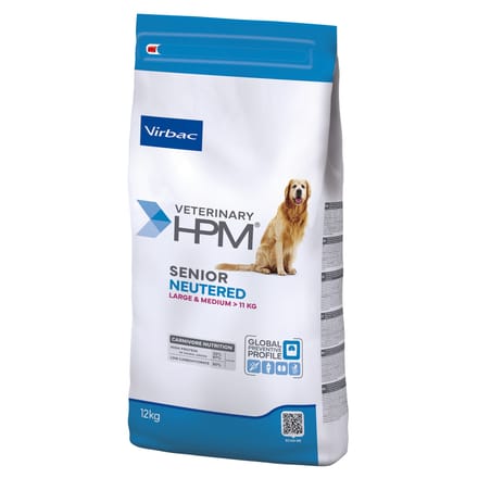 Virbac Veterinary HPM Senior Hond Gecastreerd Large & Medium - Dubbelpak: 2 x 12 kg
