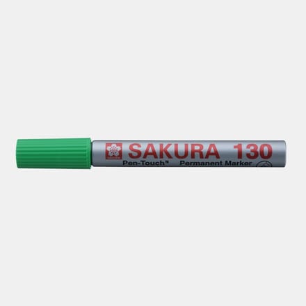 Sakura Pen-Touch 130 Marker - Groen, Permanent, 1.2mm
