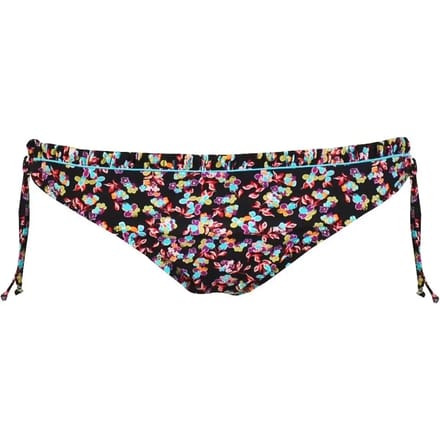 Zijde bikini broekje met knoop vrouw Red Point Alba