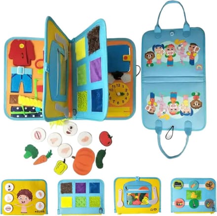 Houten Sensorisch Speelbord voor Kinderen | Montessori Activiteitenbord