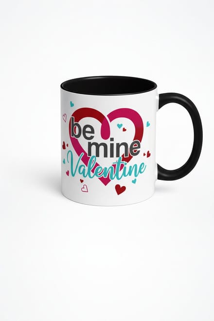 Valentijn Mok 'Be Mine Valentine' | Romantische Liefdes Beker met Hart Design