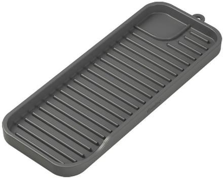 Metaltex siliconen spoelbakorganizer Tidy-Mat XL grijs