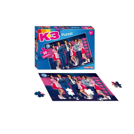 Studio 100 K3 Jigsaw Puzzle 3 Piglets and the Wolves 50 pcs.