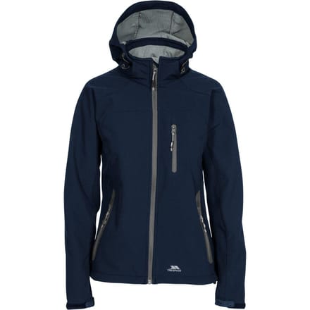 Trespass Dames Ellison Soft Shell Jacket (Donker Navy)