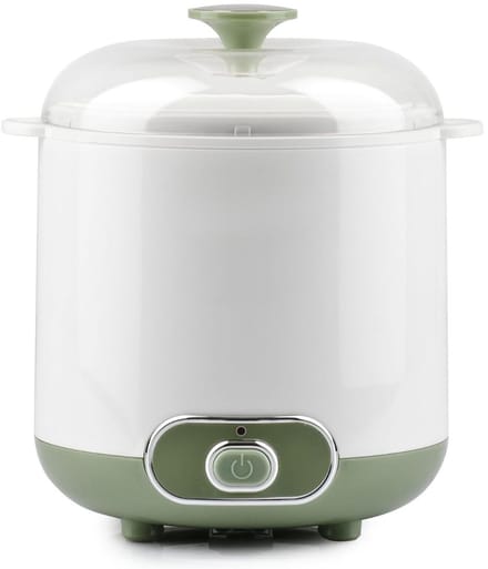 Aura® Yoghurtmaker - Citruspers - Ijsmachine - Witgroen - 19cm x 17cm x 22cm