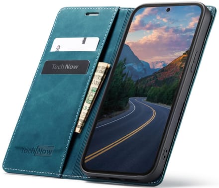Hoesje geschikt voor Nothing Phone 3a - Book Case Leer Slimline Blauw