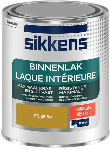 Sikkens - Binnenlak Hoogglans - F6.55.54 - Mengverf - 750 Ml