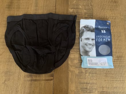 Beeren - heren slip polyamide zwart maat XL - 3 stuks