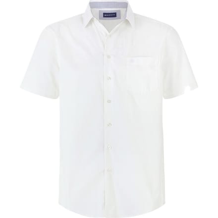 Babista herren Overhemd Met Korte Mouwen - 43/44 - wit - Plus Size