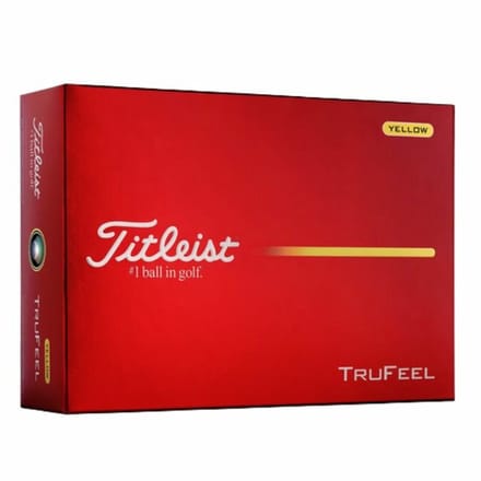Titleist TruFeel Golfballen Geel 2026