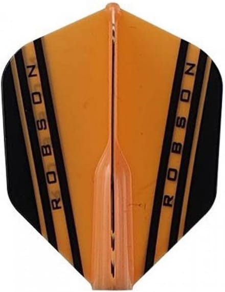 Dart Flights - Standaard Vorm - Precisie Darts - Geïntegreerde Flightprotector - V Small - Oranje