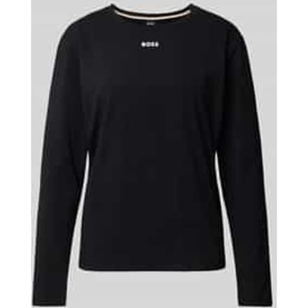 Shirt met lange mouwen en labelprint