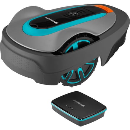 GARDENA robotmaaier smart SILENO life 750 m² set met LONA technologie Grijs