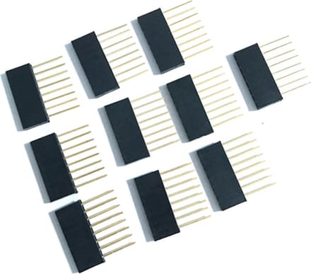 header 8 pins 10 stuks geschikt voor Arduino