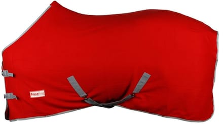 Baseline Polar Fleecedeken - Paardendeken - Maat: 175 - Rood - Fleece