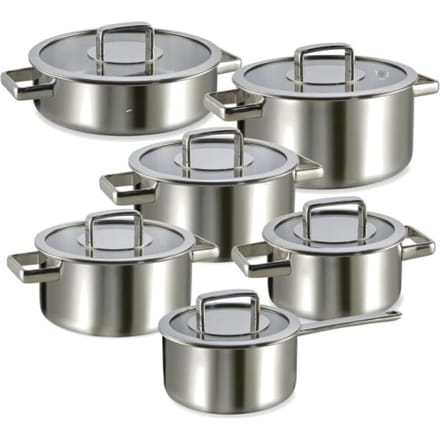 Habonne Royal Triply Pannenset 6-delig - RVS