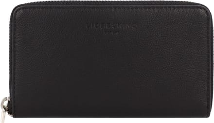 LIEBESKIND BERLIN Portemonnee LOU 2 3D Leather Frieda Purse Black Zwart