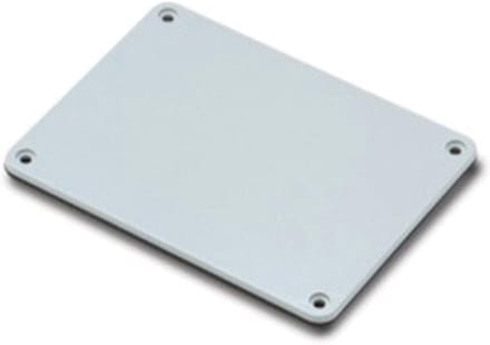 Blindplaat - Afdekplaat - Wandcontactdoos Afwerken - Specifieke Referentie - 1 Stuk - Wit