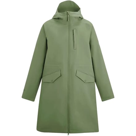 Levita Longline Waterdichte Jas met Capuchon voor Dames