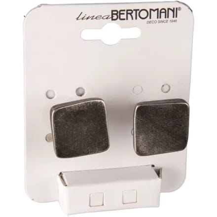 Bertomani Meubelknop - Zamak - Oud Ijzer Afwerking - 30x30mm - Set Van 2