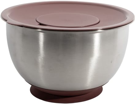 Point-Virgule - Mengkom met deksel - Silicone zuignap - RVS - 2.8L