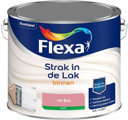 Flexa - Strak In De Lak Binnenlak Mat - Vol Bes - Mengverf - 2,5 L