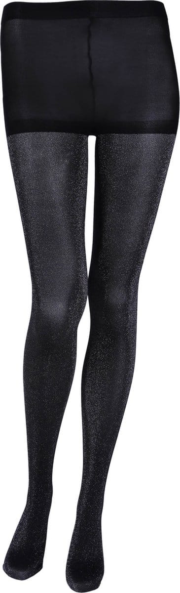 Zwarte en zilveren panty SM