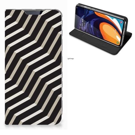 Book Case voor Samsung Galaxy A60 Stand Case Illusion