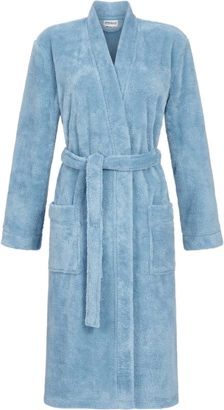 Zachte uniseks badjas blauw - Blauw - Maat - L