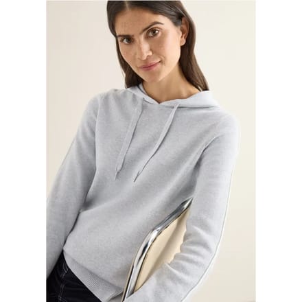 Jacquard hoodie met glitter
