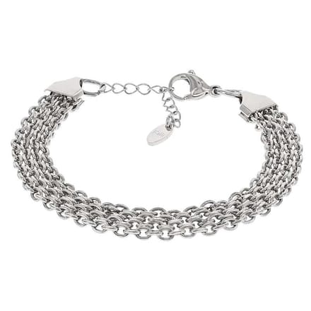 Kalli schakel Armband 2542 zilver