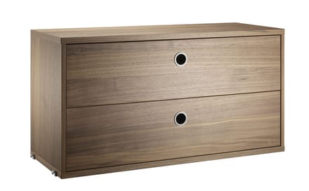 String Furniture - Ladeblok - Notenhout - 78 x 42 x 30 cm - bruin