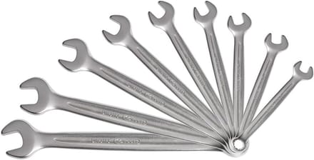 Set van 9 Metrische Combinatiesleutels in Doos