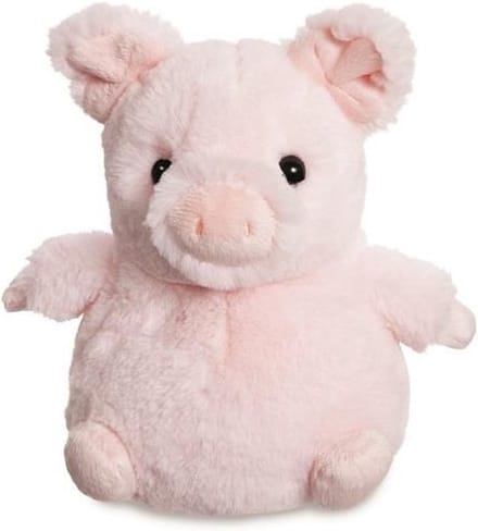 Aurora - Knuffel - Cuddle Pals - Varken - 18 cm - Roze