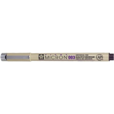 Fineliner Sakura Pigma Micron 003 0.15mm zwart