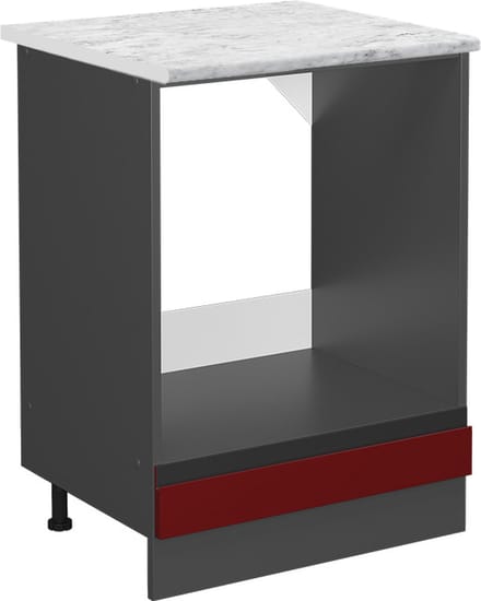 Vicco R-Line Ovenombouwkast – 60 cm WB Marmer Rood