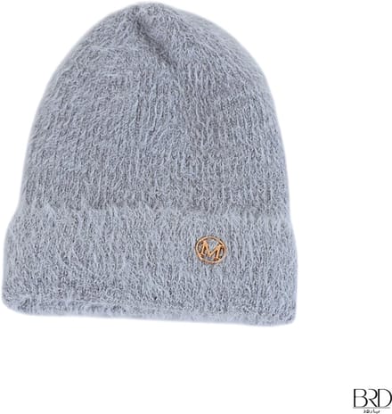 BRD Winter® | Grijze Wollen Muts | Elegante Dames Wintermuts grijs